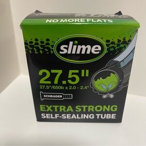 Slime Extra Strong Self Sealing Bicycle Tube Schrader 27.5" x 2.0-2.4